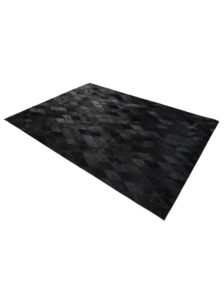 Detail image of  4' 7 x 6' 5 Cowhide Stocks Rug