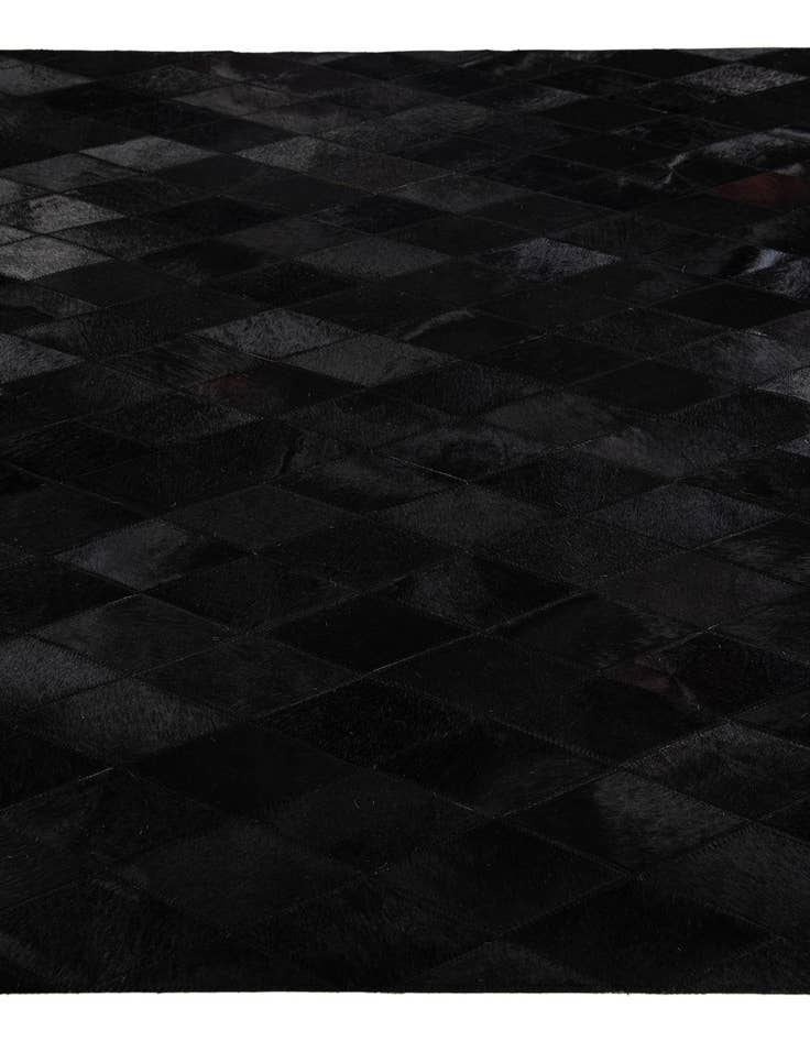 Detail image of  4' 7 x 6' 5 Cowhide Stocks Rug