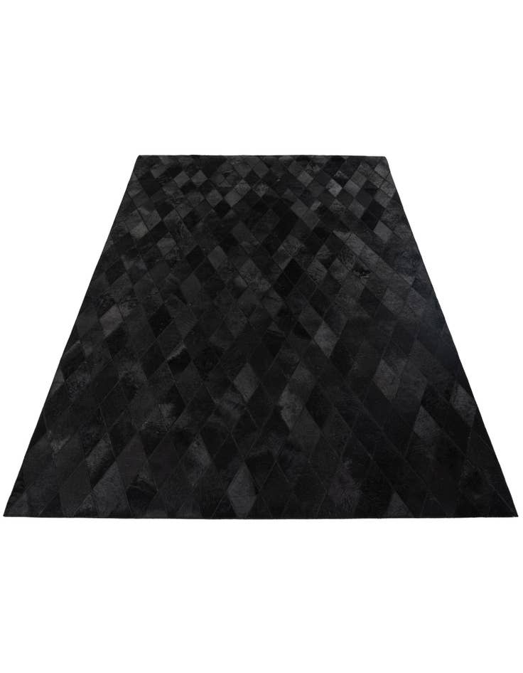 Detail image of  4' 7 x 6' 8 Cowhide Stocks Rug