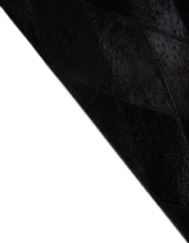 Detail image of  4' 7 x 6' 8 Cowhide Stocks Rug