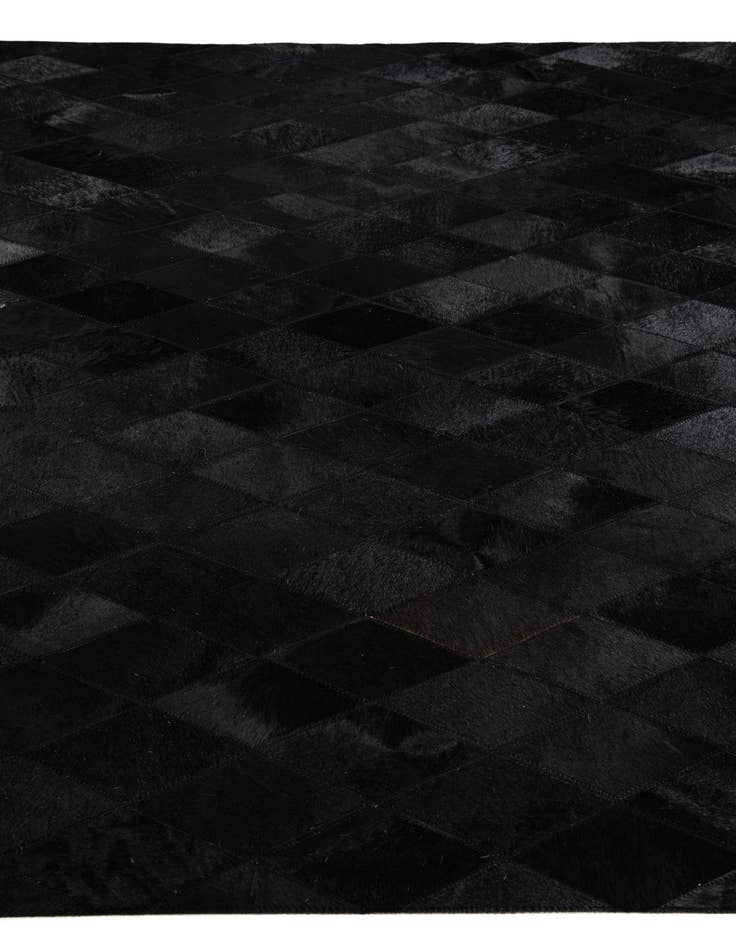 Detail image of  4' 7 x 6' 8 Cowhide Stocks Rug