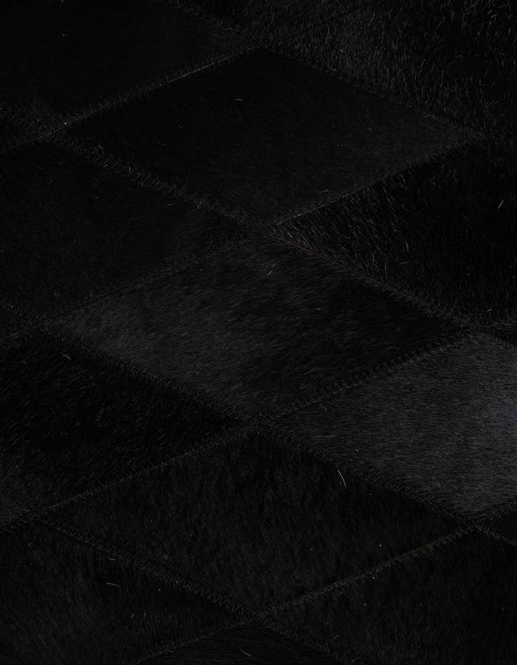 Detail image of  4' 7 x 6' 8 Cowhide Stocks Rug