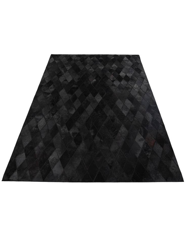 Detail image of  4' 7 x 6' 6 Cowhide Stocks Rug