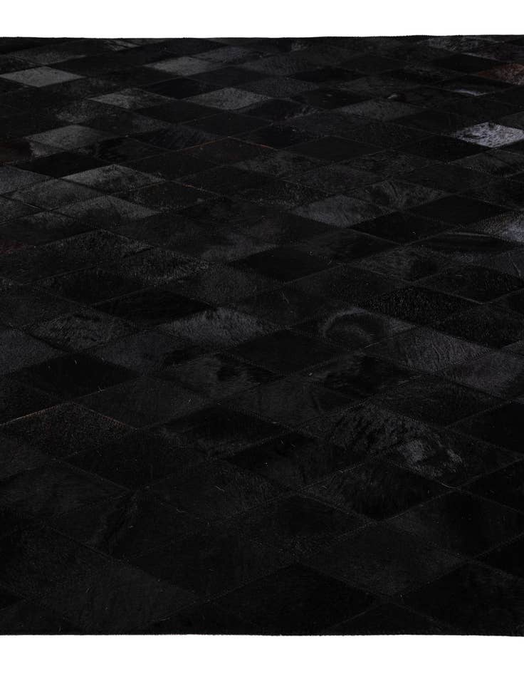 Detail image of  4' 7 x 6' 6 Cowhide Stocks Rug