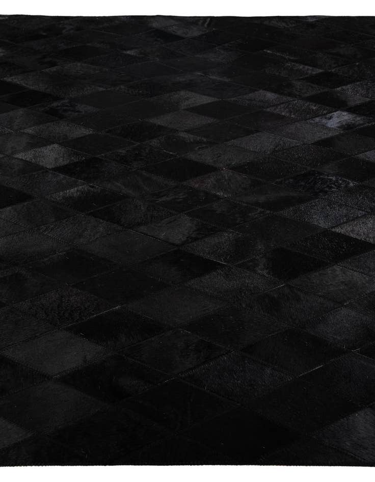 Detail image of  4' 8 x 6' 7 Cowhide Stocks Rug