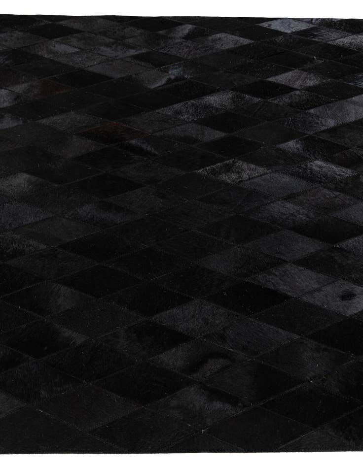 Detail image of  4' 7 x 6' 6 Cowhide Stocks Rug