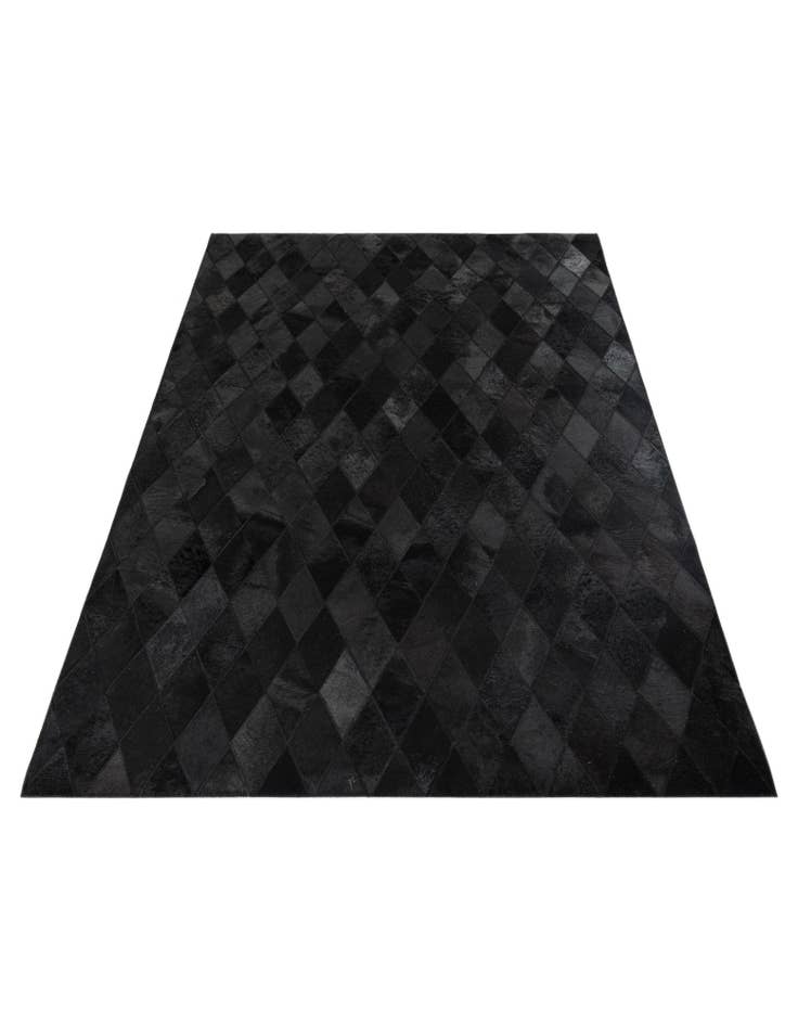 Detail image of  4' x 5' 10 Cowhide Stocks Rug