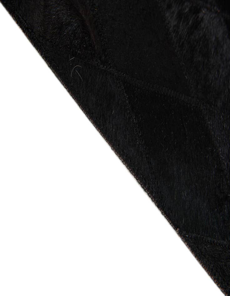 Detail image of  4' x 5' 10 Cowhide Stocks Rug