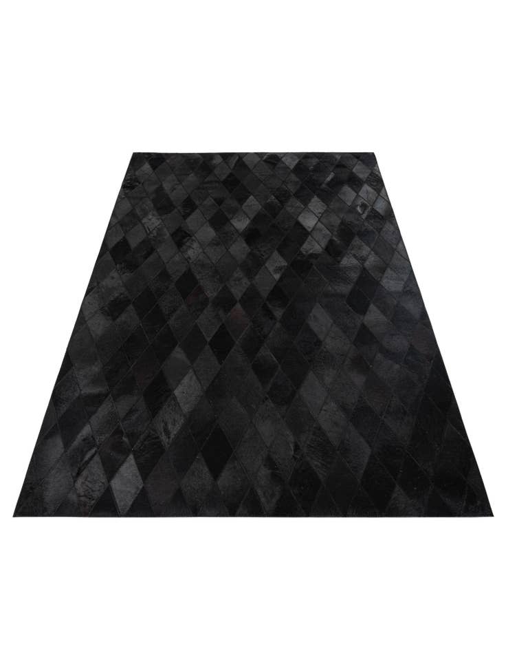 Detail image of  4' x 5' 10 Cowhide Stocks Rug