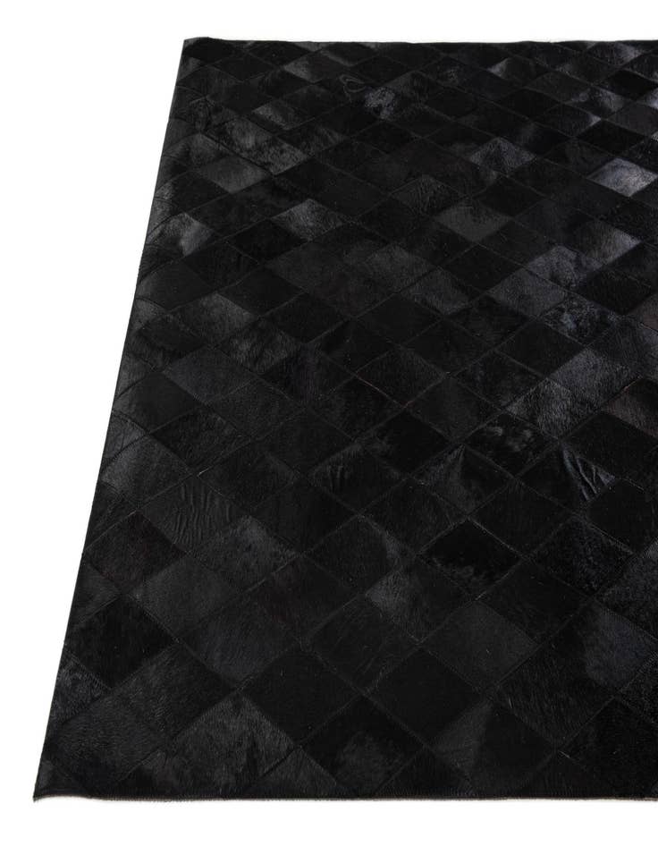 Detail image of  4' x 5' 10 Cowhide Stocks Rug