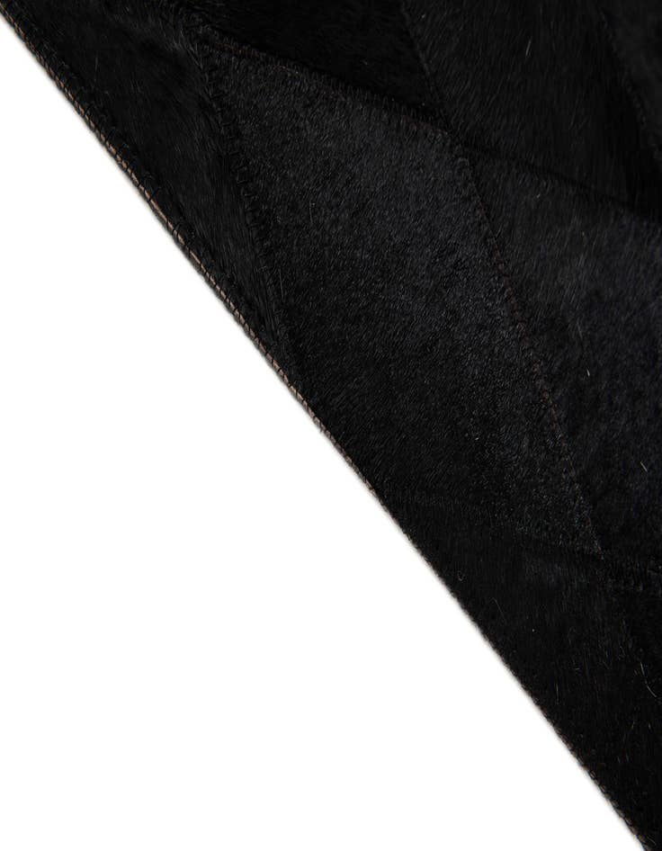 Detail image of  4' x 5' 10 Cowhide Stocks Rug