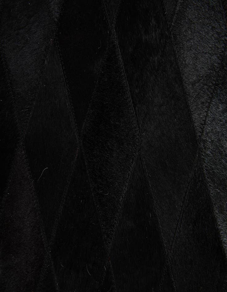 Detail image of  4' x 5' 10 Cowhide Stocks Rug