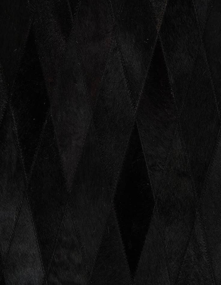 Detail image of  4' x 5' 10 Cowhide Stocks Rug