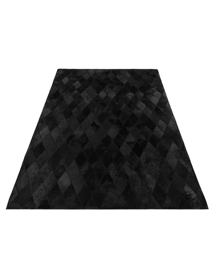 Detail image of  3' 11 x 5' 10 Cowhide Stocks Rug