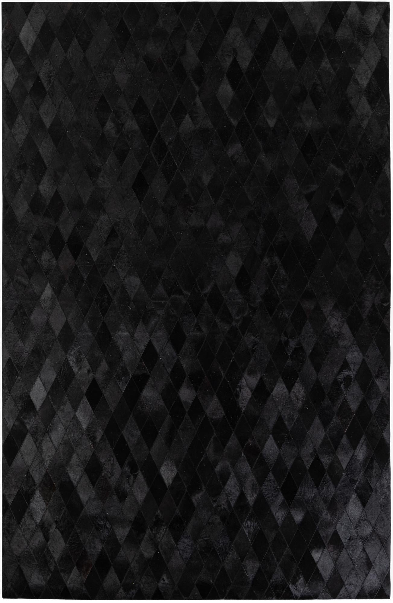  6' 7 x 9' 9 Cowhide Stocks Rug