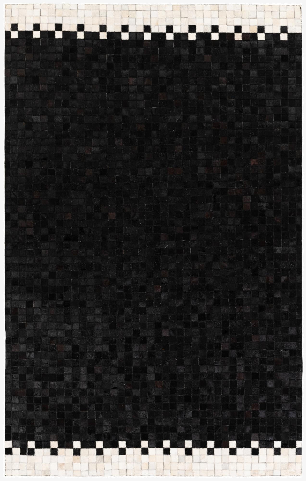  5' 1 x 8' 1 Cowhide Stocks Rug