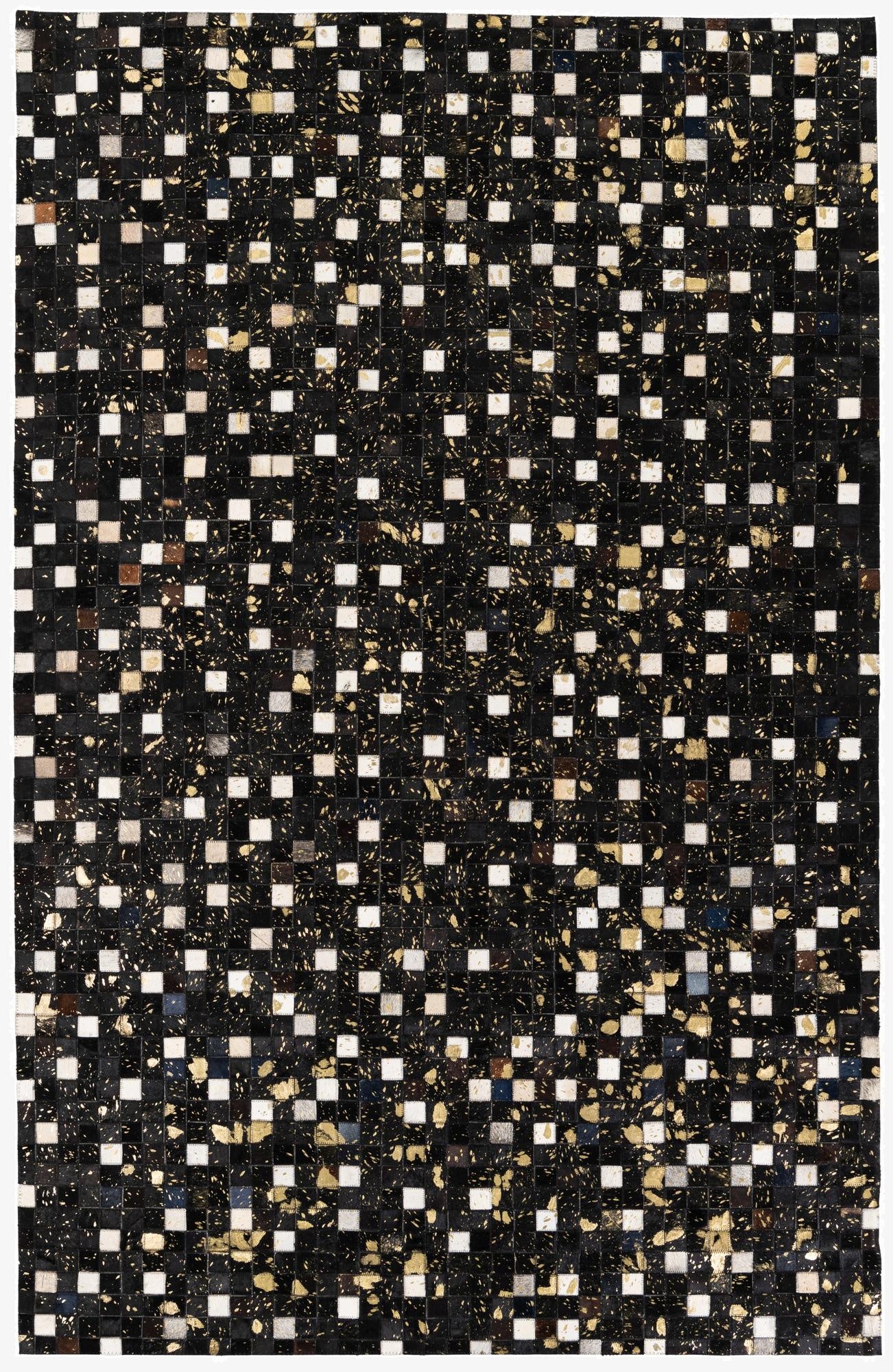  5' 1 x 7' 11 Cowhide Stocks Rug