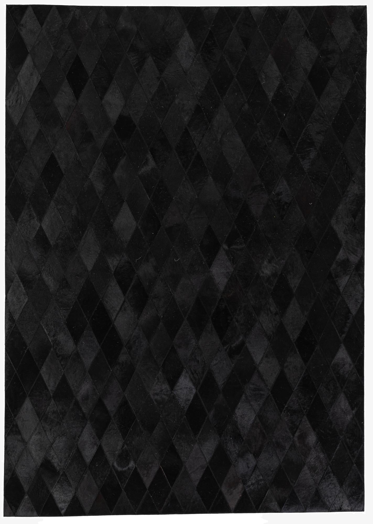  4' 7 x 6' 5 Cowhide Stocks Rug
