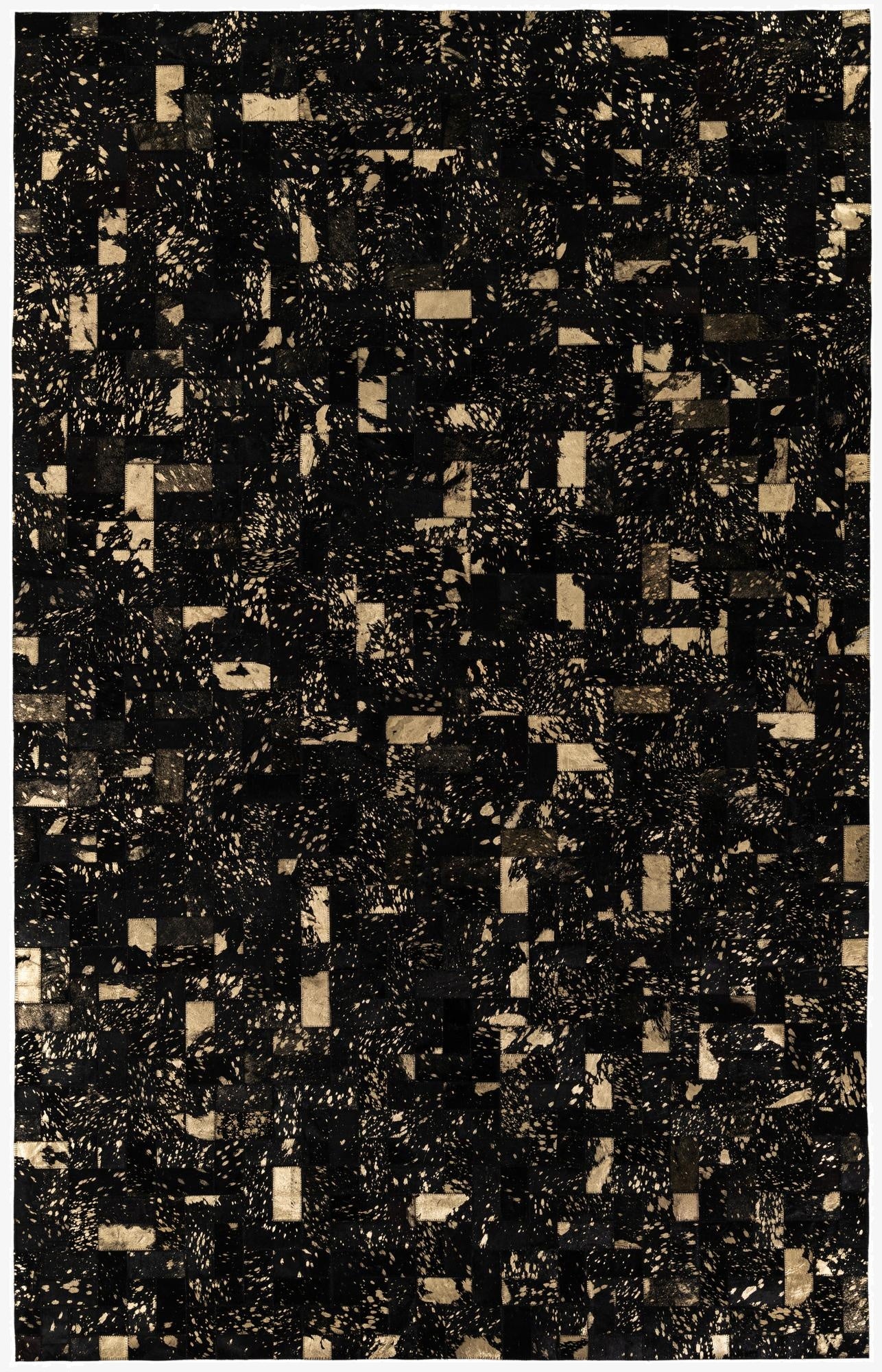  5' x 7' 11 Cowhide Stocks Rug