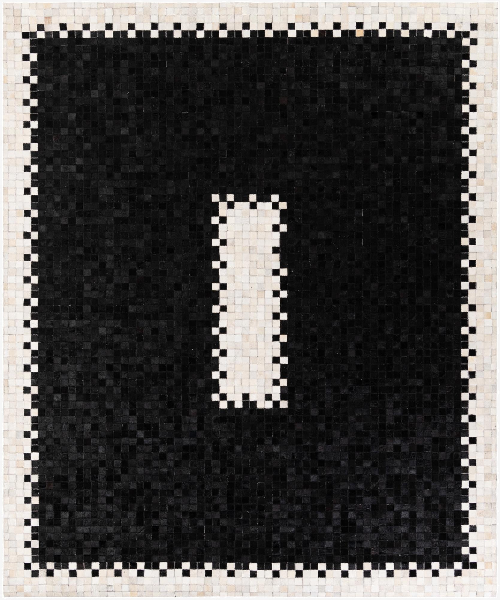  8' 2 x 10' Cowhide Stocks Rug