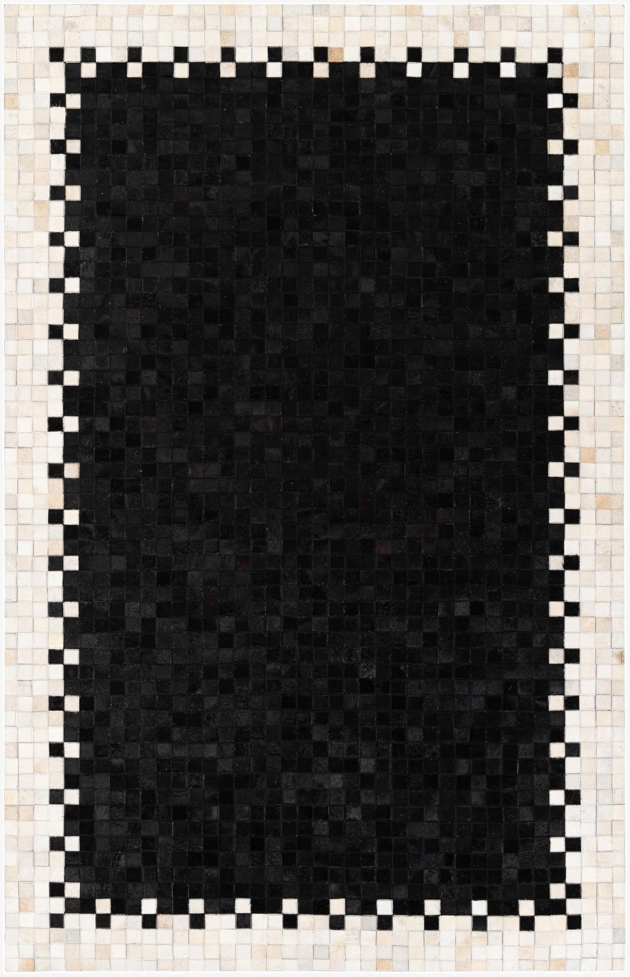  5' 1 x 7' 10 Cowhide Stocks Rug