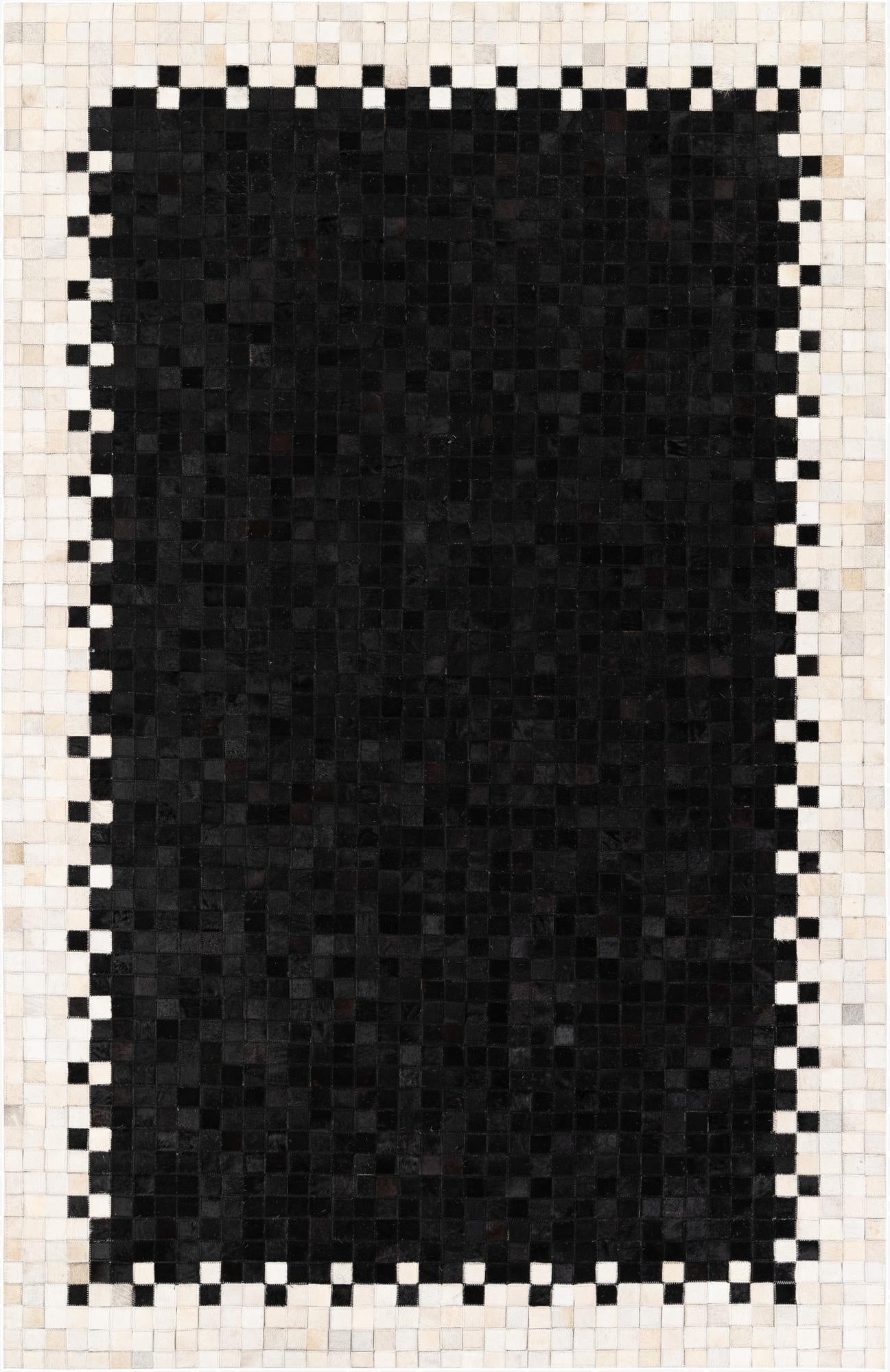  5' x 7' 10 Cowhide Stocks Rug