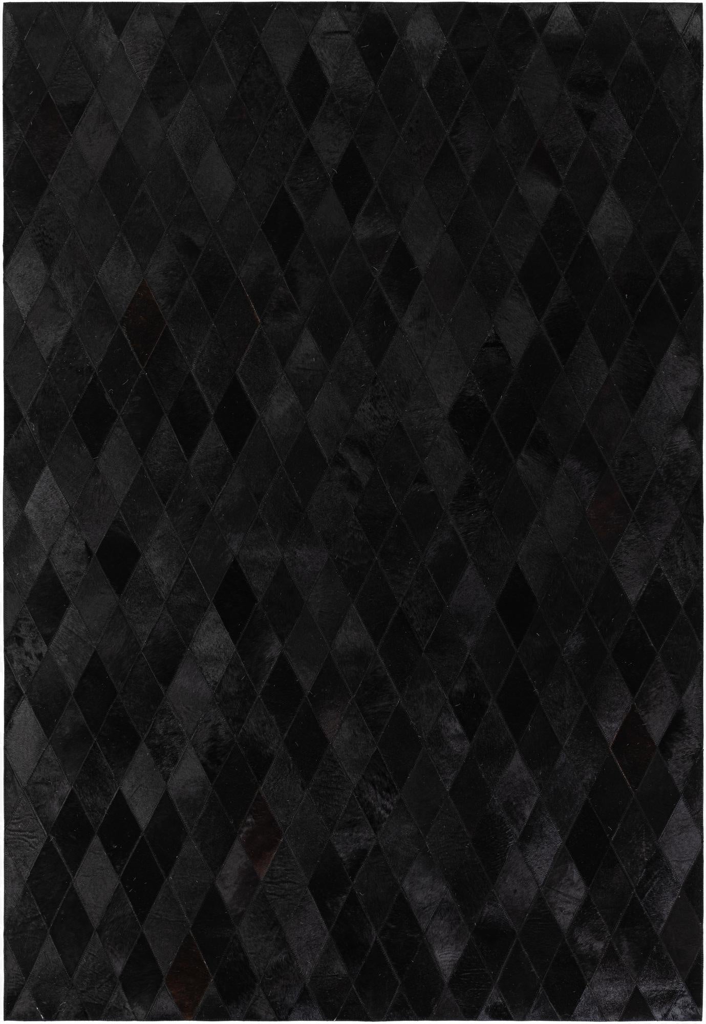  4' 7 x 6' 7 Cowhide Stocks Rug