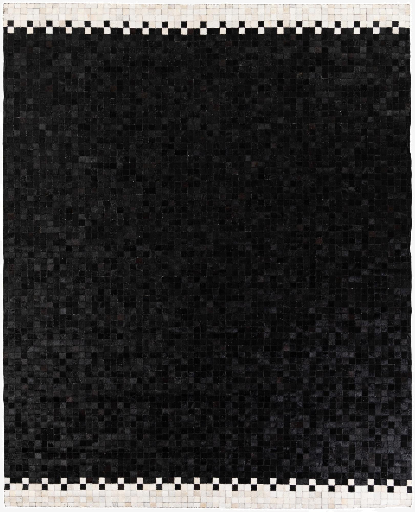  8' 1 x 9' 11 Cowhide Stocks Rug