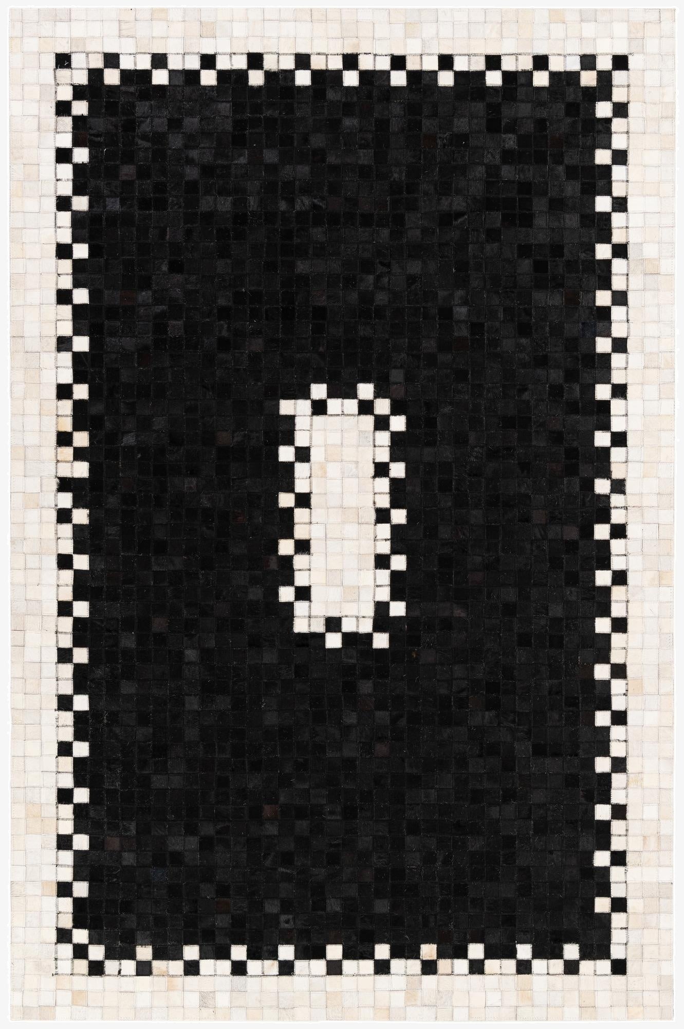  5' 1 x 7' 10 Cowhide Stocks Rug