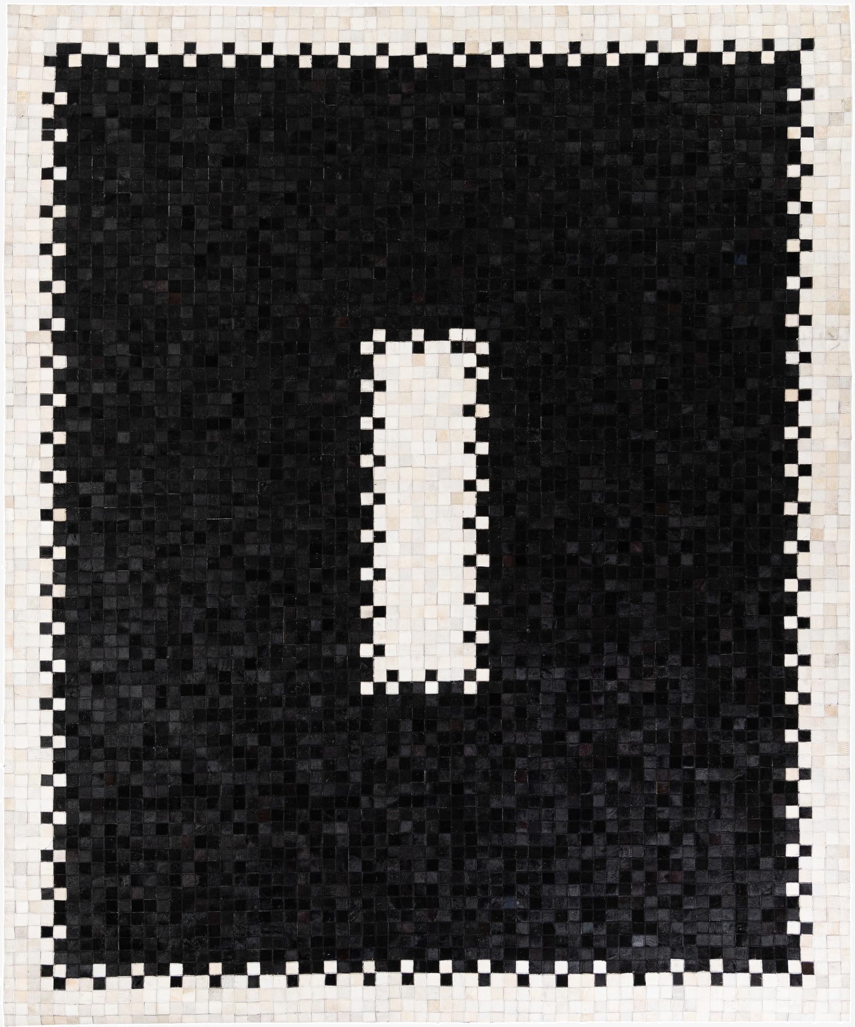 8' 1 x 9' 11 Cowhide Stocks Rug