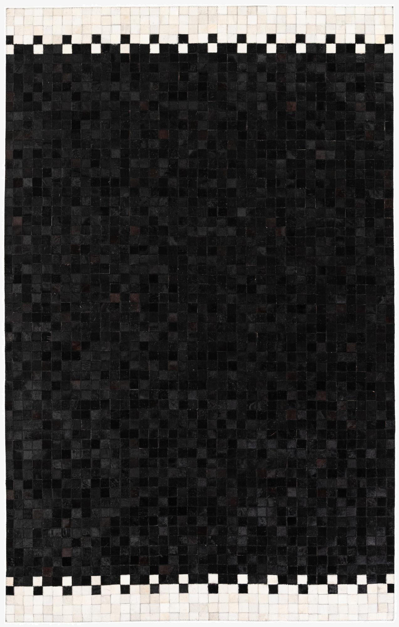  5' x 7' 11 Cowhide Stocks Rug