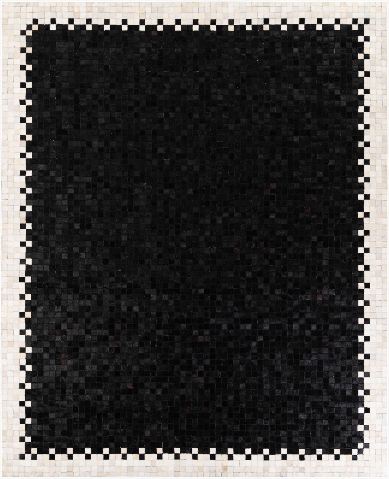  8' 1 x 9' 11 Cowhide Stocks Rug