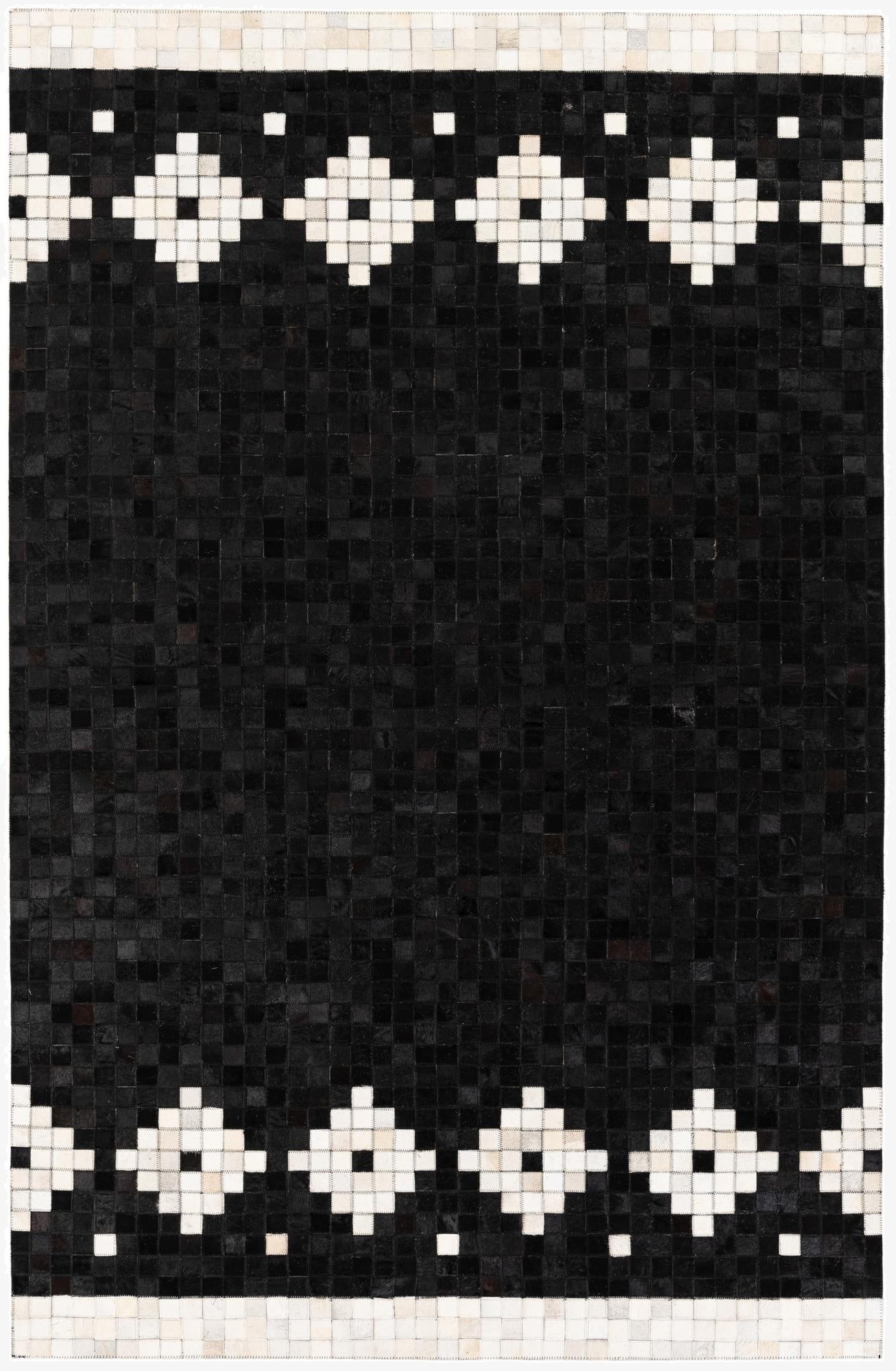  5' 1 x 8' Cowhide Stocks Rug