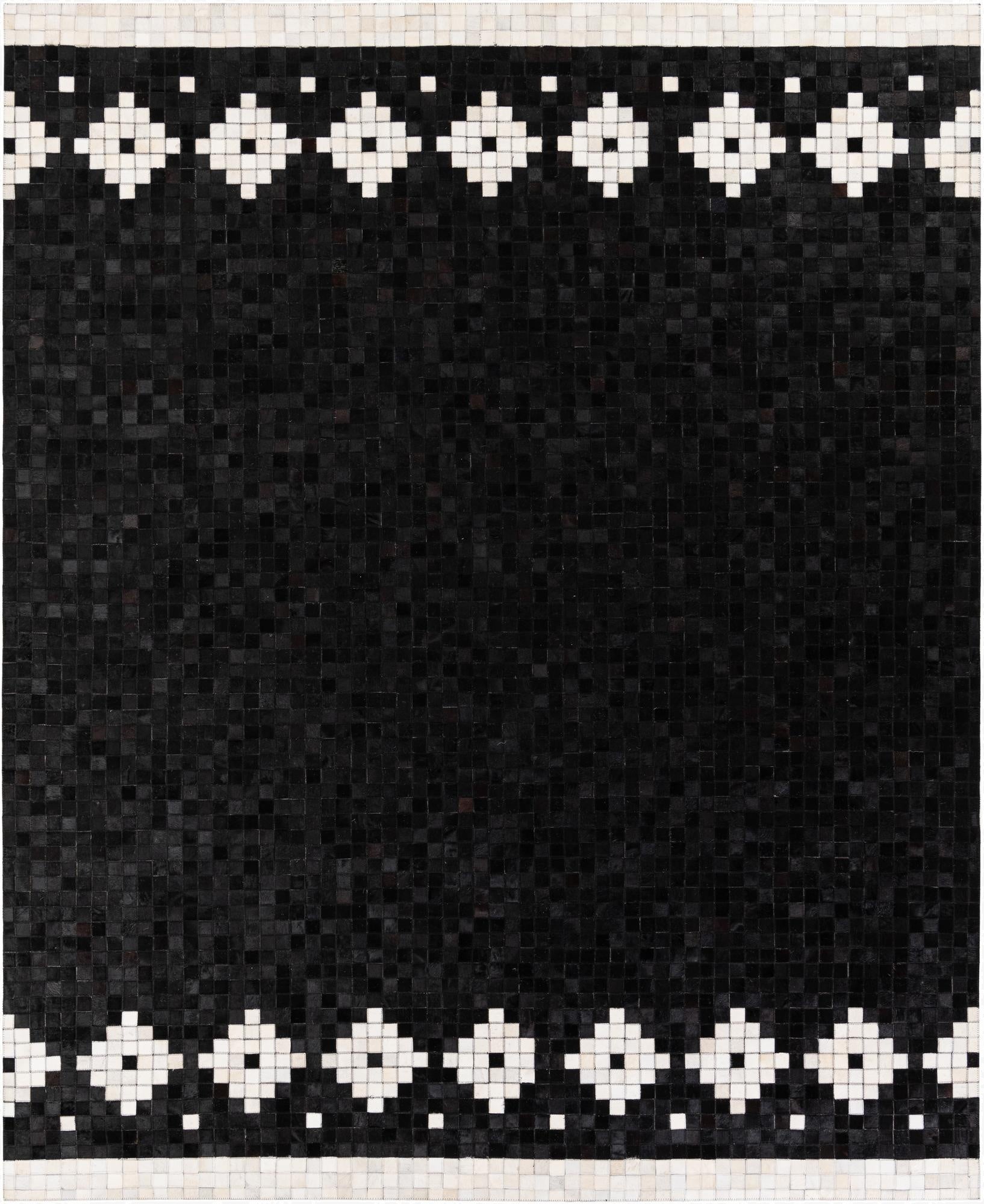  8' 2 x 10' Cowhide Stocks Rug