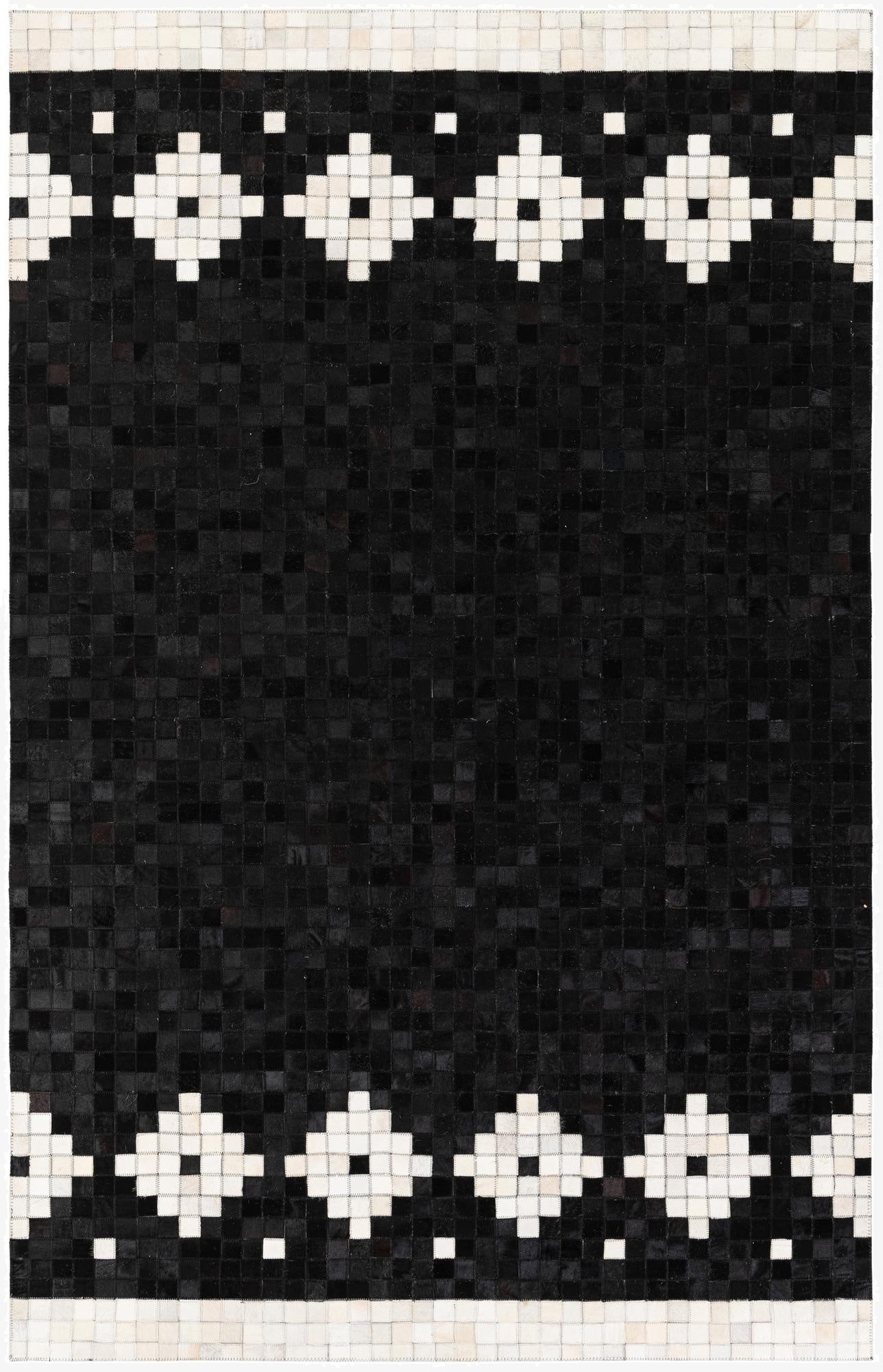  5' 1 x 7' 11 Cowhide Stocks Rug