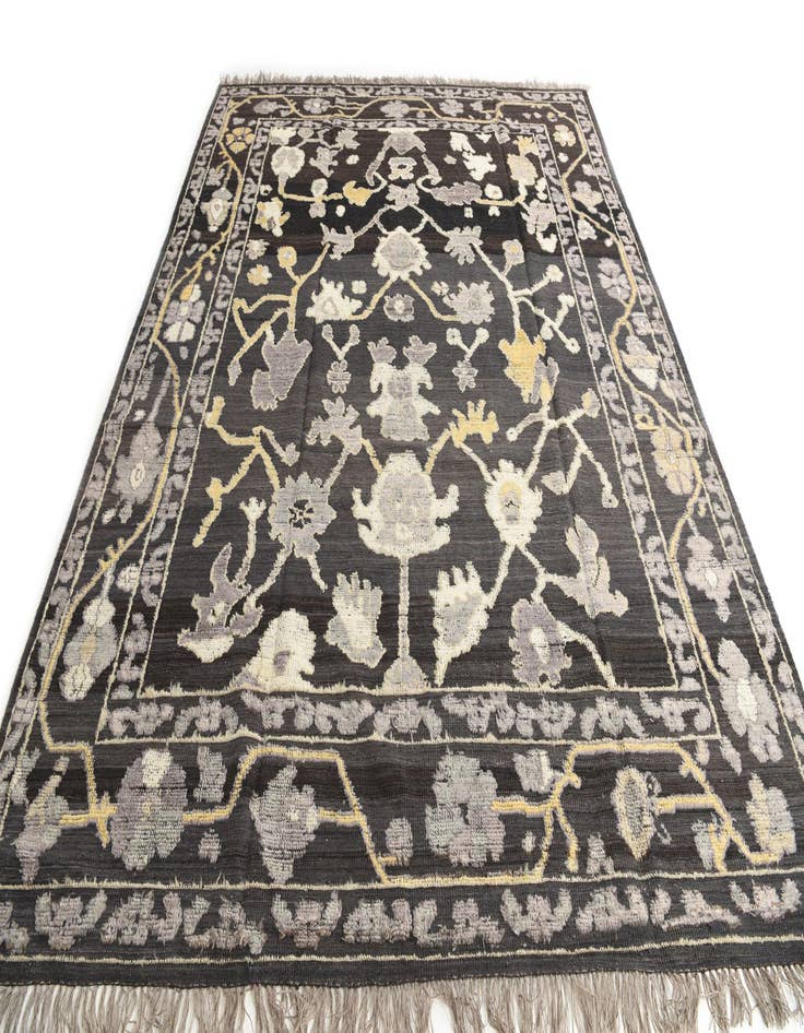 Detail image of  9' 1 x 12'  Hand Knotted Darya Wool Rug