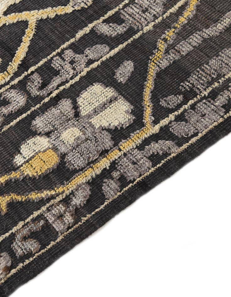 Detail image of  9' 1 x 12'  Hand Knotted Darya Wool Rug