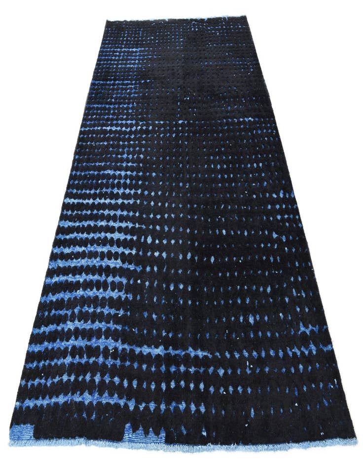 Detail image of  6' 6 x 10'  Hand Knotted Darya Wool Rug