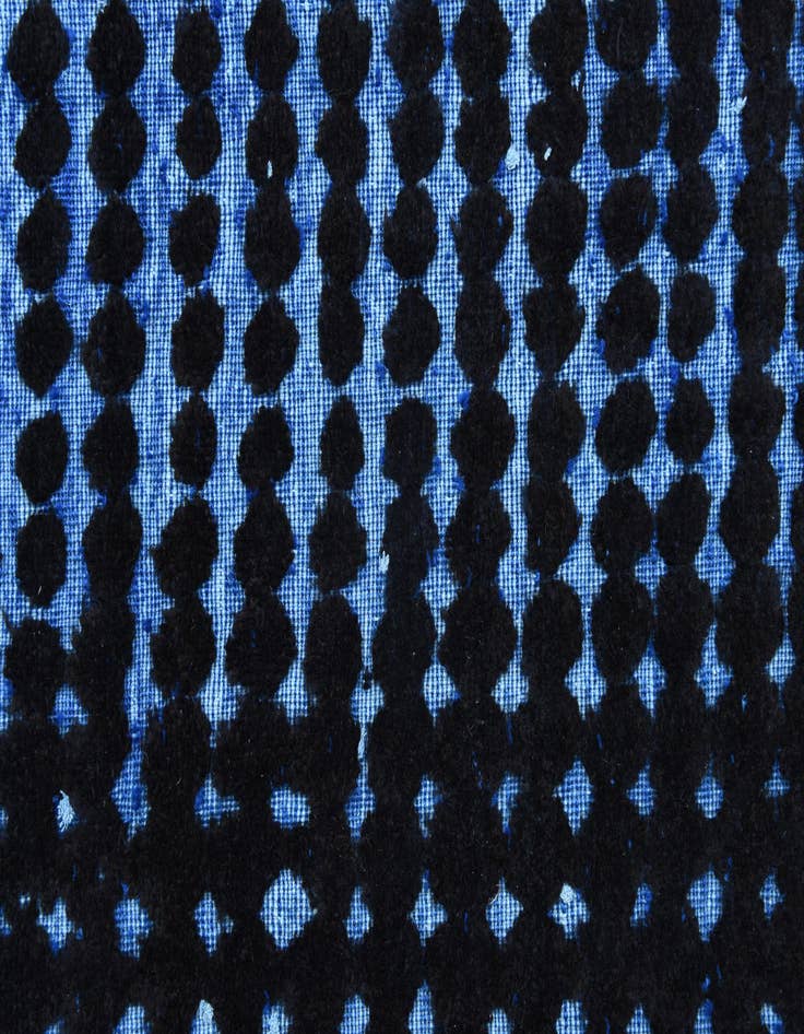 Detail image of  6' 6 x 10'  Hand Knotted Darya Wool Rug