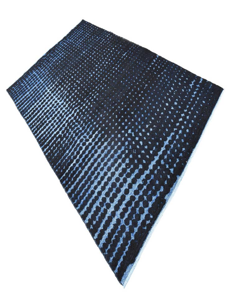 Detail image of  6' 4 x 10' 4  Hand Knotted Darya Wool Rug