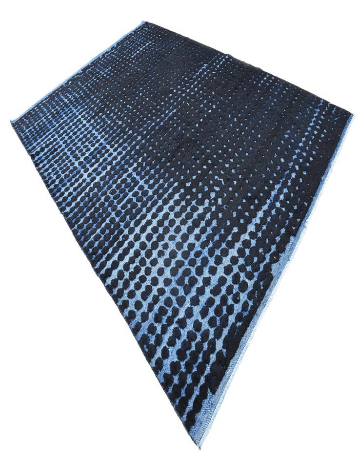 Detail image of  9' x 13'  Hand Knotted Darya Wool Rug