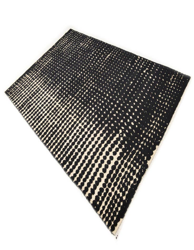 Detail image of  6' 6 x 10' 3  Hand Knotted Darya Wool Rug