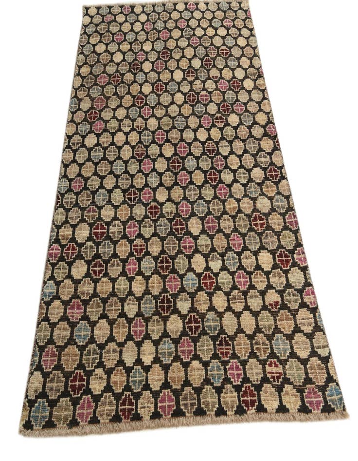 Detail image of  5' x 8'  Hand Knotted Darya Wool Rug