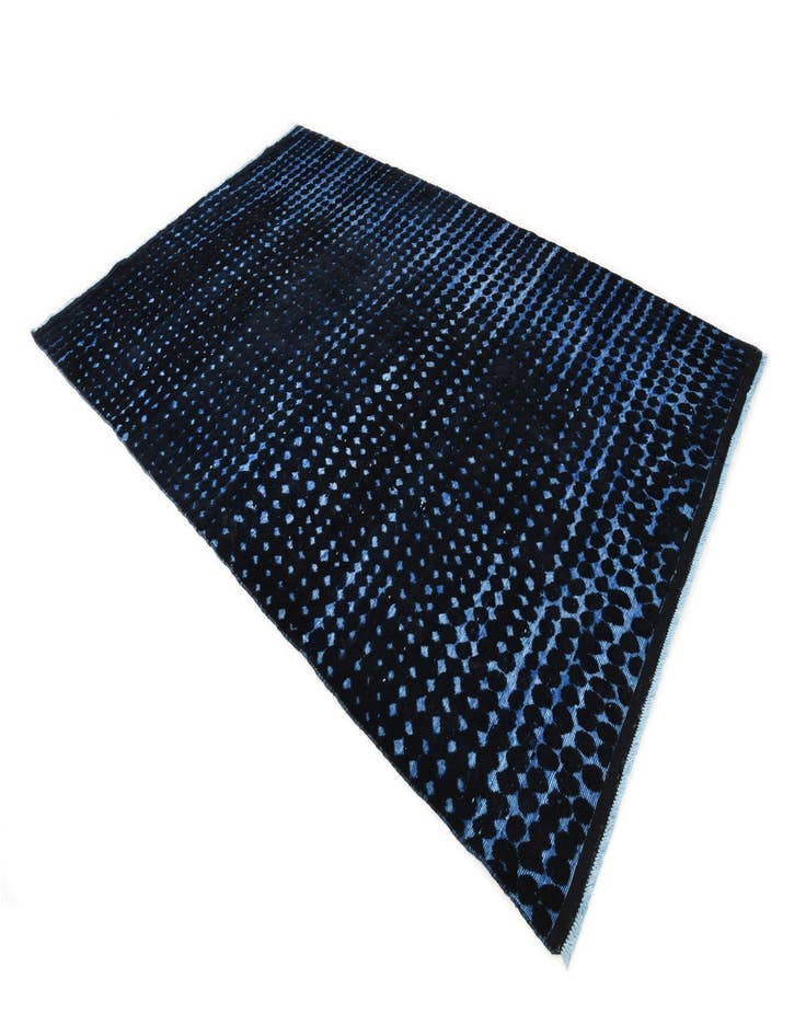 Detail image of  6' 3 x 10' 2  Hand Knotted Darya Wool Rug