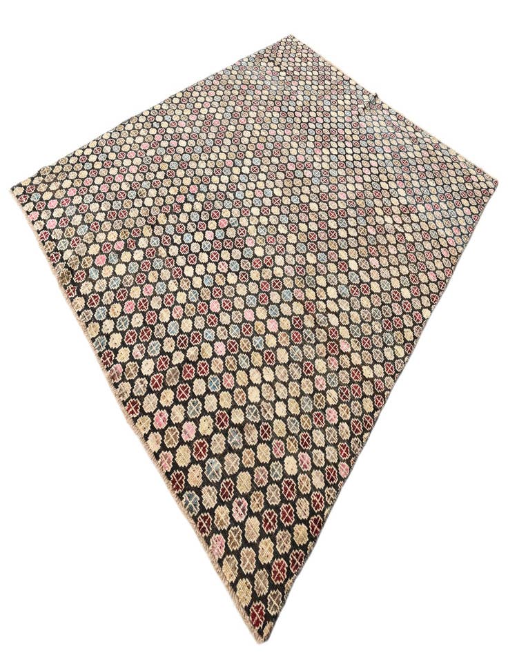 Detail image of  9' x 11' 7  Hand Knotted Darya Wool Rug