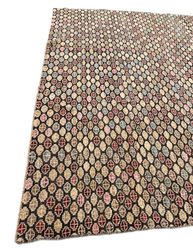 Detail image of  9' x 11' 7  Hand Knotted Darya Wool Rug