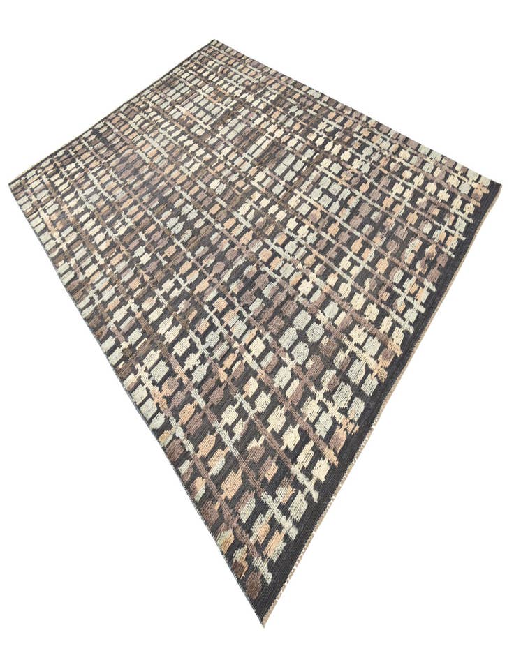 Detail image of  8' x 10' 9  Hand Knotted Darya Wool Rug