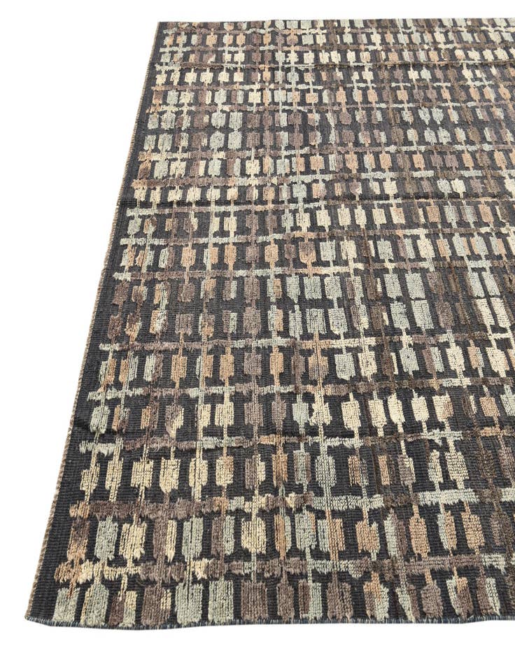 Detail image of  8' x 10' 9  Hand Knotted Darya Wool Rug