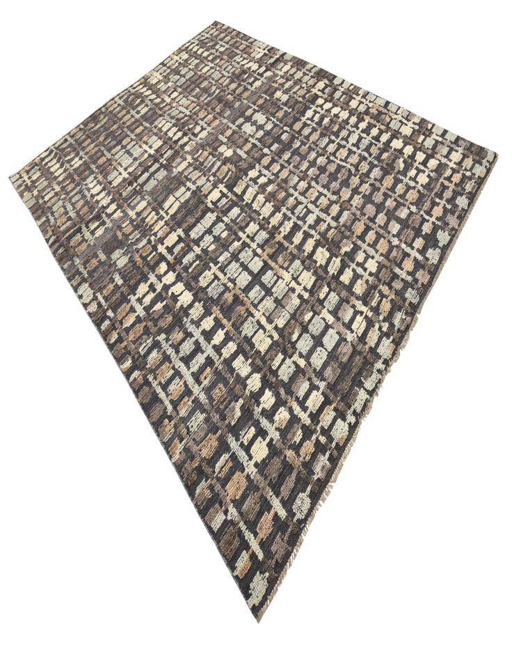 Detail image of  8' x 10' 5  Hand Knotted Darya Wool Rug