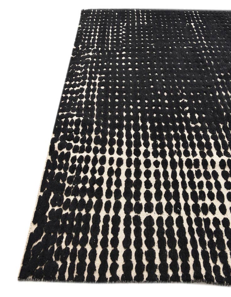 Detail image of  8' 10 x 12'  Hand Knotted Darya Wool Rug